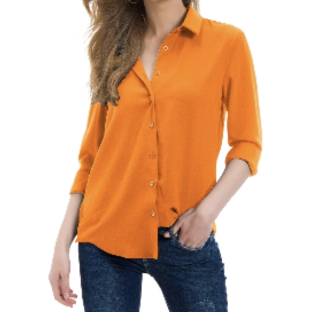 Drapey Button Up Blouse - image 1